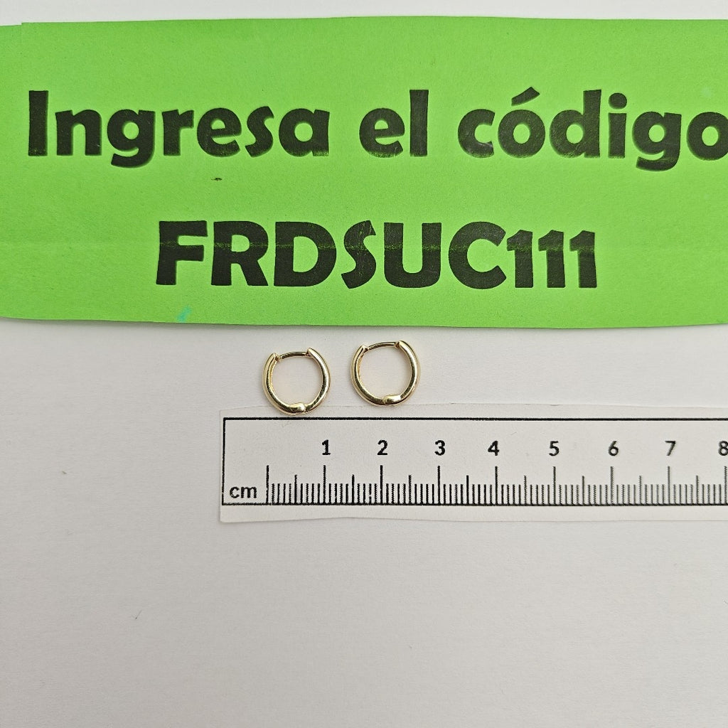 HUGGIES ORO 14K 1.1 (NUEVO)