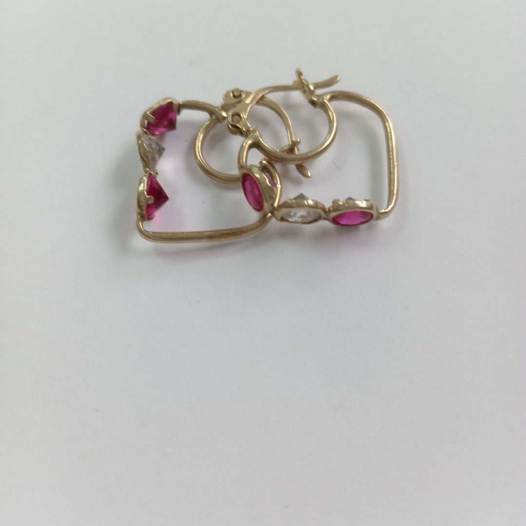 ARETES PAR ORO 10 K 2,20 GRMS (SEMINUEVO)