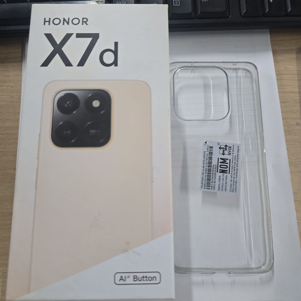 CELULAR HONOR X7D LGN-LX3 (2025) 256 GB 8 GB RAM (SEMINUEVO)