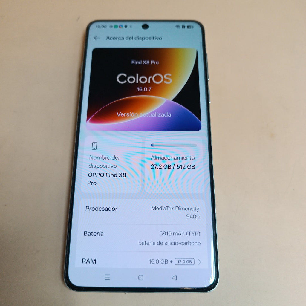 CELULAR OPPO FIND X8 PRO CPH2659 512 GB 16 GB RAM (SEMINUEVO)