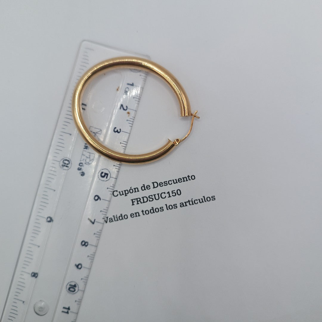 ARRACADAS PAR ORO 14 K 6,80 GRMS (SEMINUEVO)