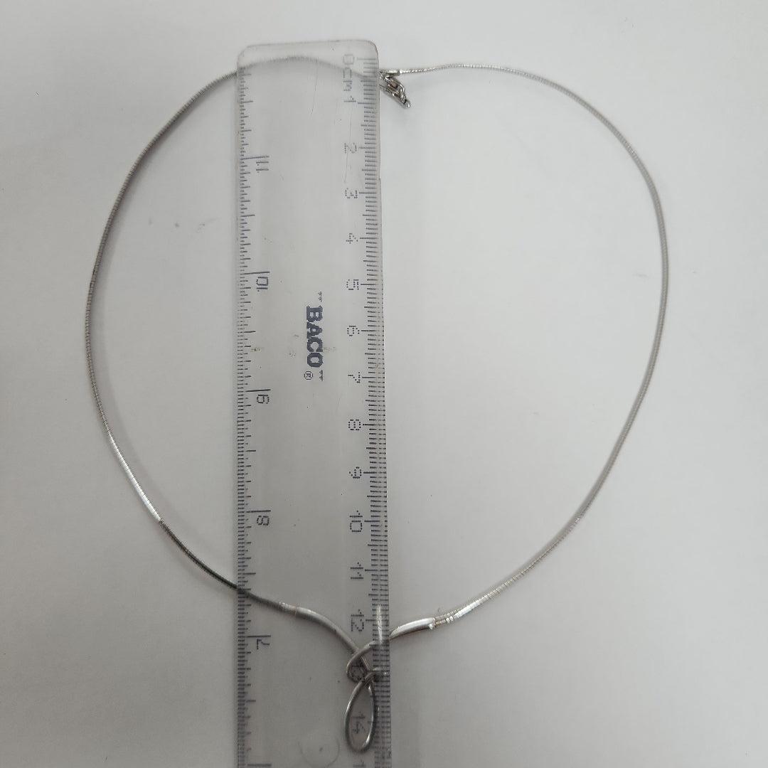 GARGANTILLA ORO BLANCO 14 K 7.9 GRMS (SEMINUEVO)
