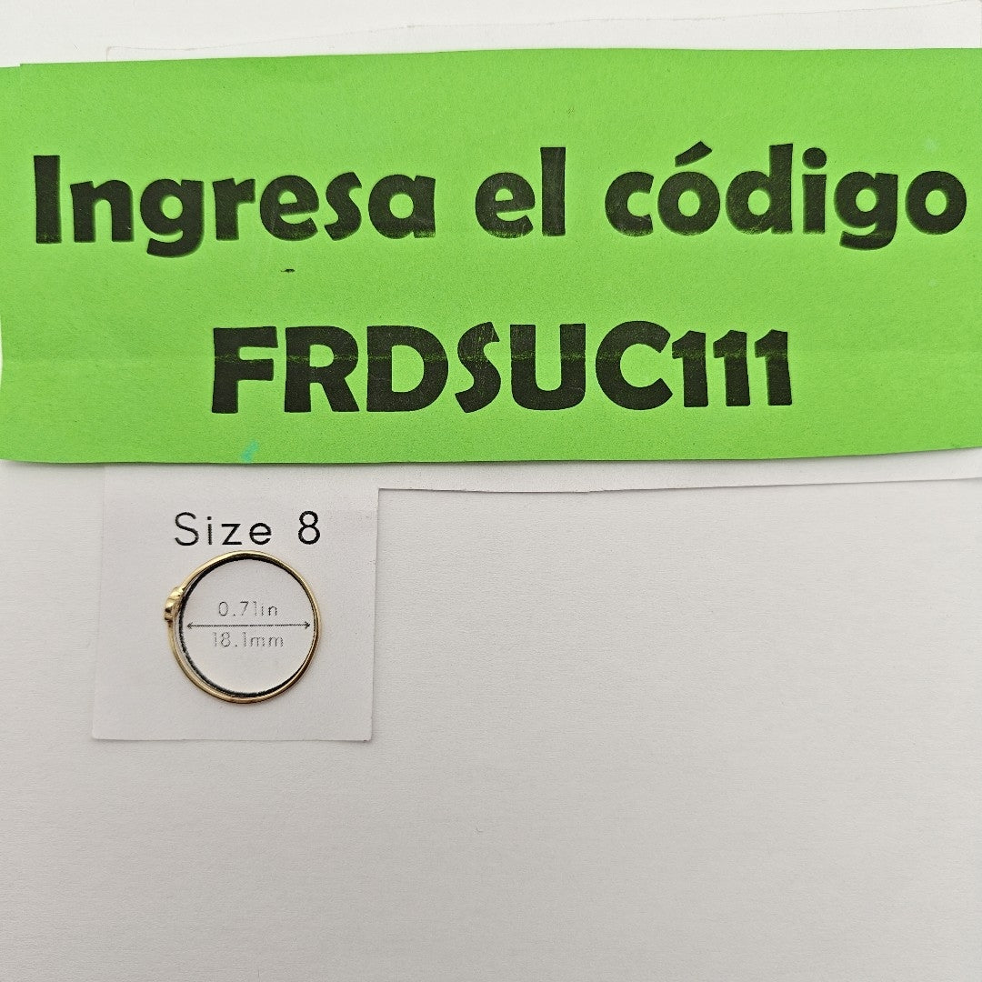 ANILLITO ORO 14 K 0,80 GRMS (SEMINUEVO)