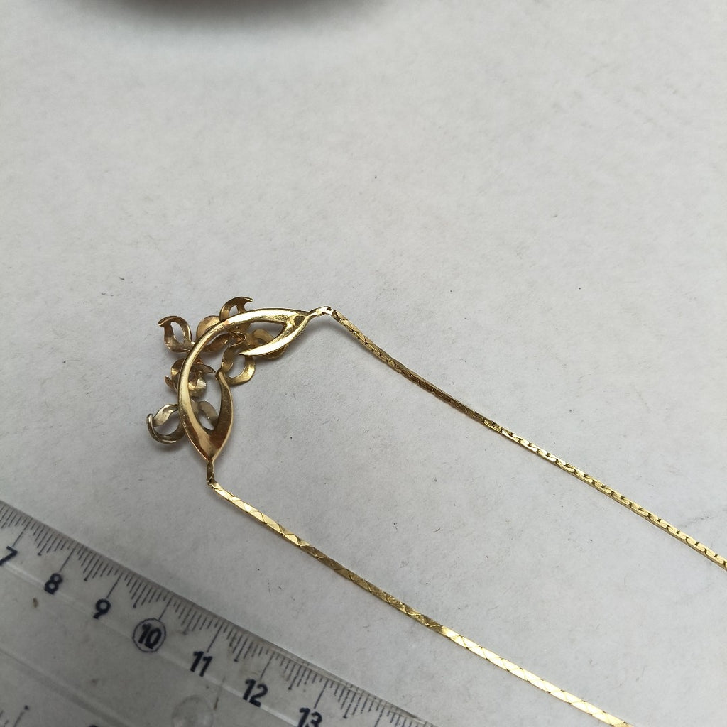 GARGANTILLA ORO, ORO COMBINADO 14 K 14.2 GRMS (SEMINUEVO)