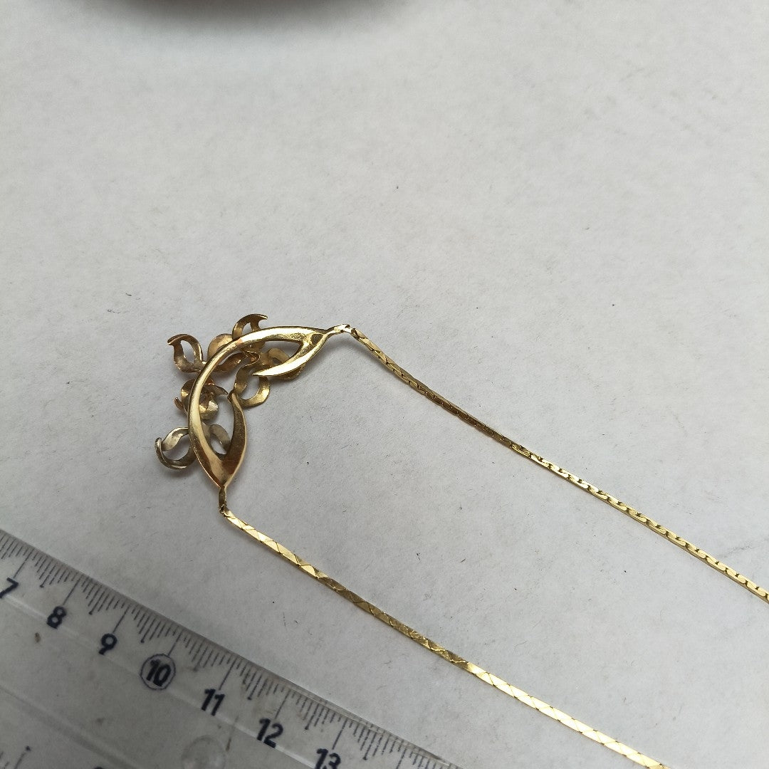 GARGANTILLA ORO, ORO COMBINADO 14 K 14.2 GRMS (SEMINUEVO)