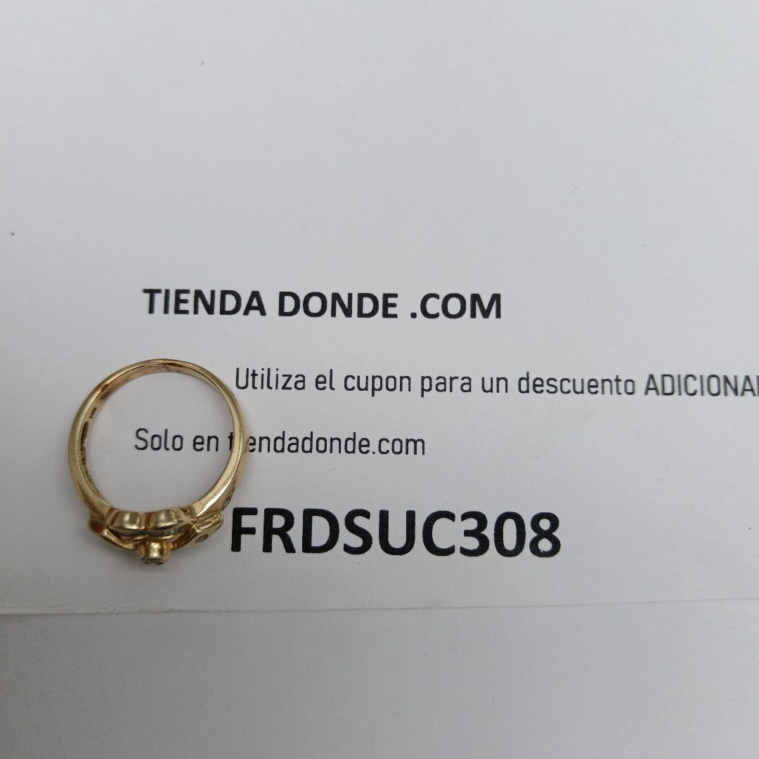 K1 4,10 GRMS 14 K ESPECIFICACIONES COMPLEMENTARIAS ANILLITO CON SNTETICO (SEMINUEVO)