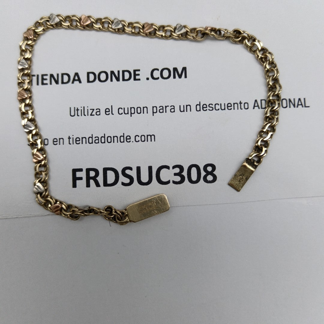 PULSERA ORO 10 K 5.8 GRMS (SEMINUEVO)