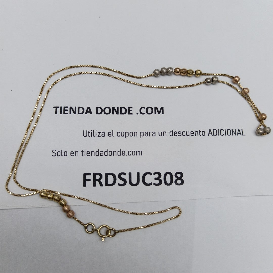 CADENA ORO 14 K 3.1 GRMS (SEMINUEVO)