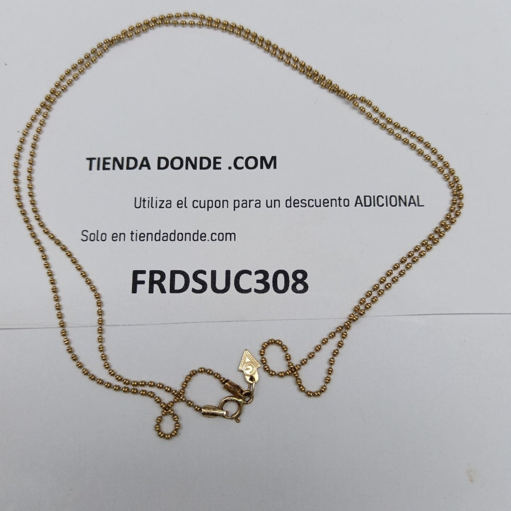 CADENA ORO 14 K 4,90 GRMS (SEMINUEVO)