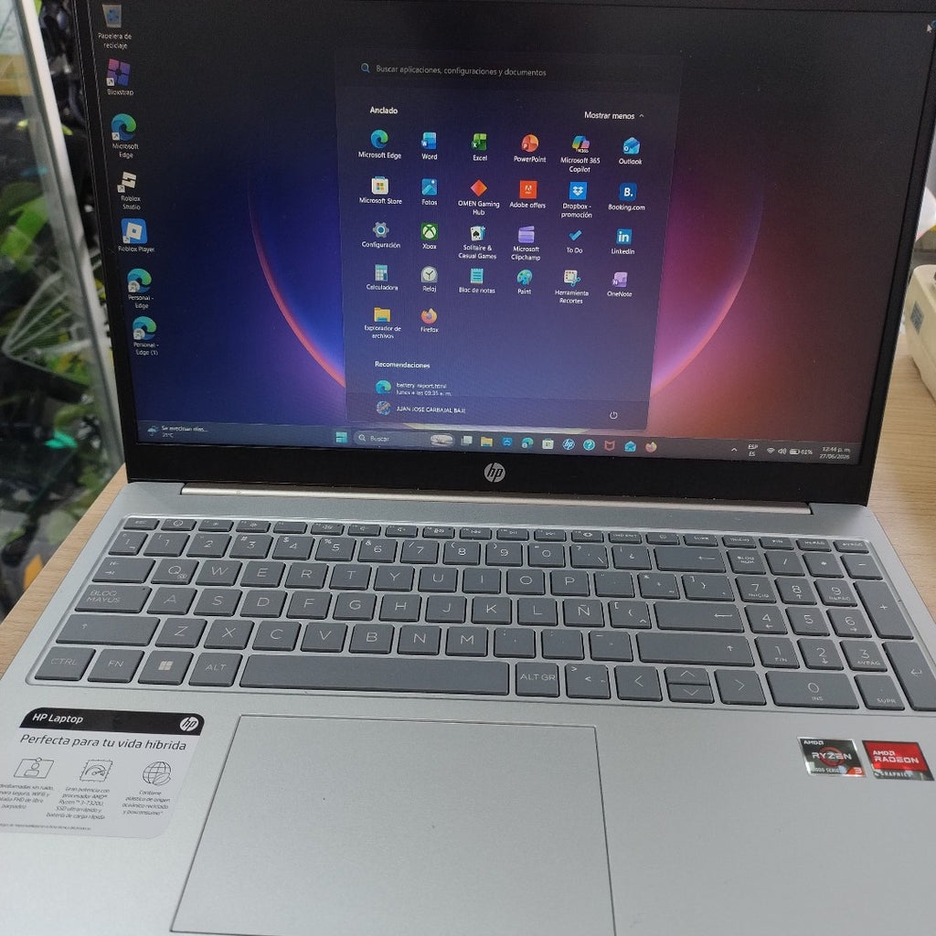 LAPTOP HP 15-FC0043LA (2025) 512 GB SSD 8 GB RAM (SEMINUEVO)