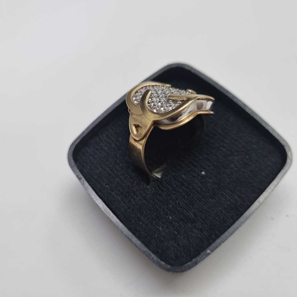ANILLITO ORO, ORO COMBINADO 14 K 5.6 GRMS (SEMINUEVO)