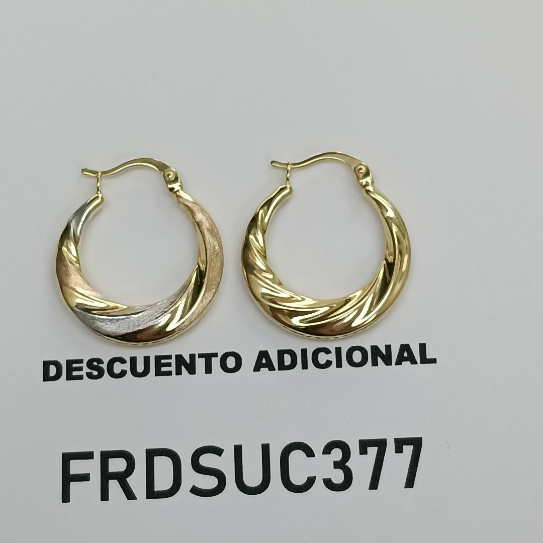 ARRACADAS ORO 14K 1.9 (NUEVO)