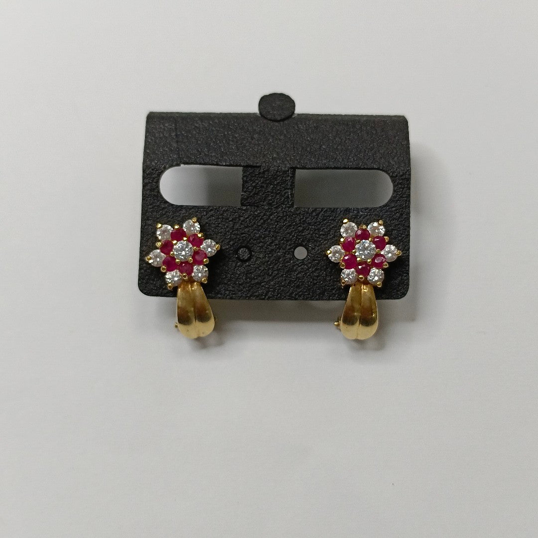 ARETES PAR ORO 14 K 4,60 GRMS (SEMINUEVO)