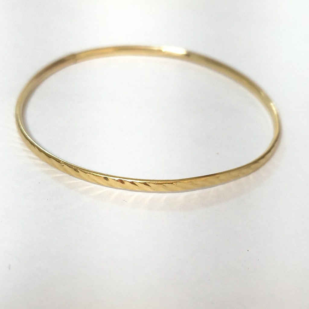 PULSERA RIGIDA ORO 10 K 3.5 GRMS (SEMINUEVO)