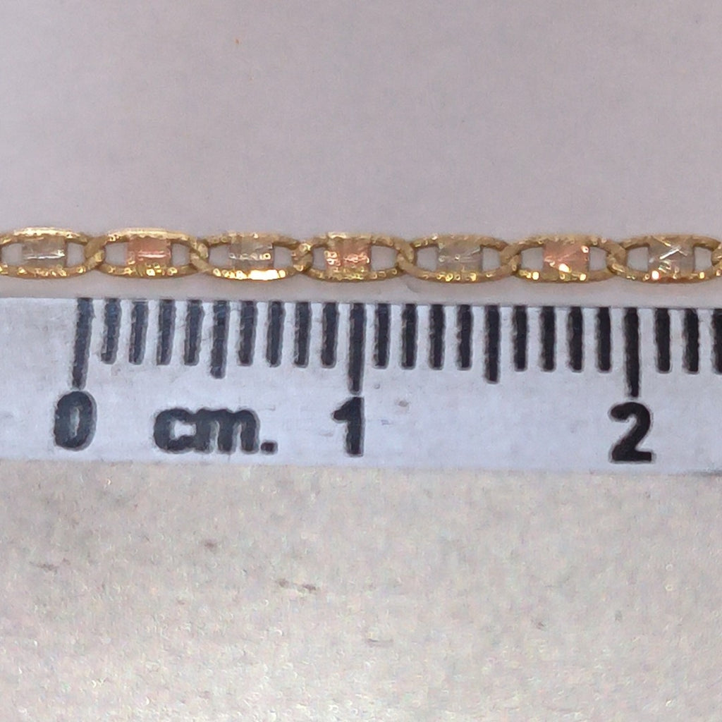 CADENA ORO COMBINADO 10 K 2.6 GRMS (SEMINUEVO)