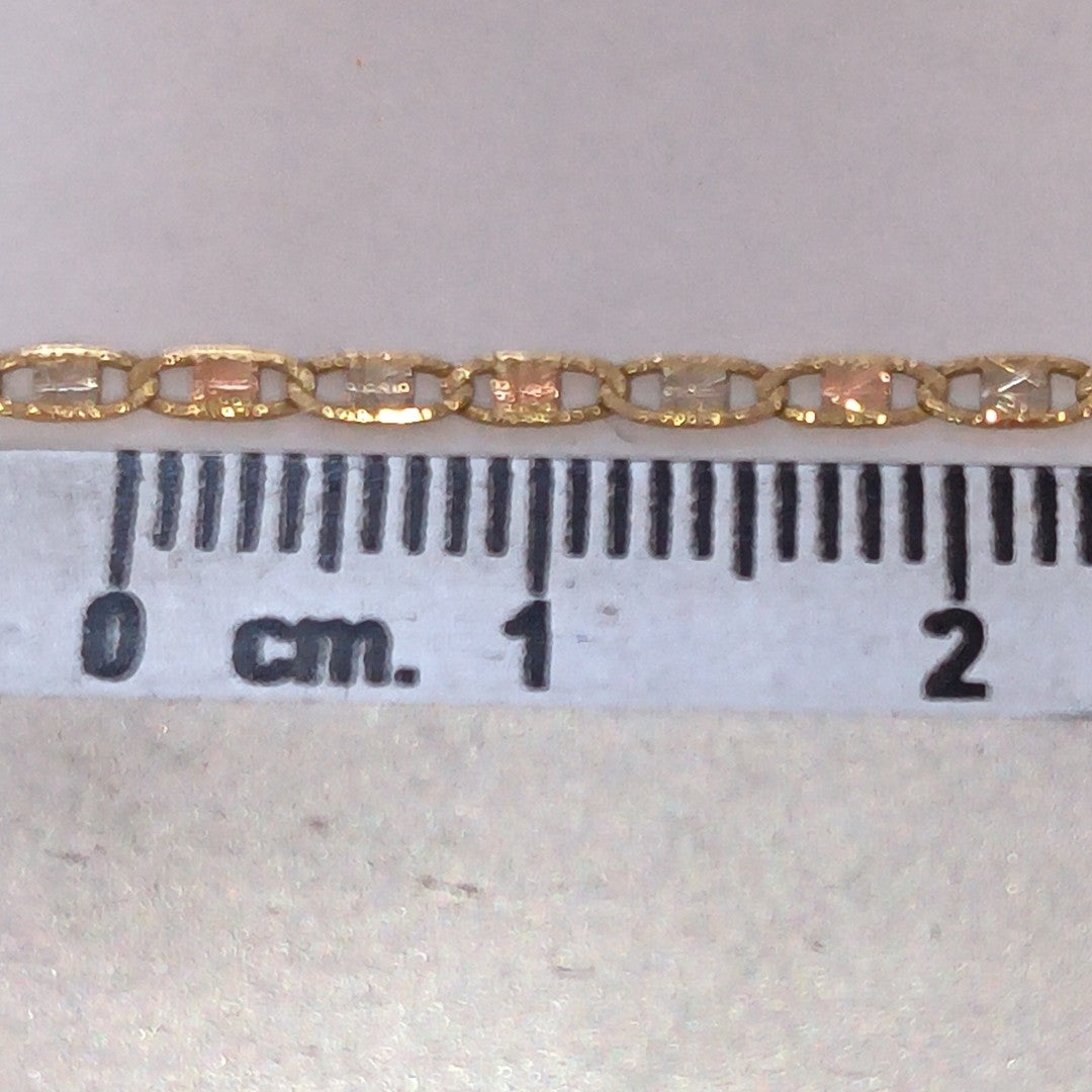 CADENA ORO COMBINADO 10 K 2.6 GRMS (SEMINUEVO)