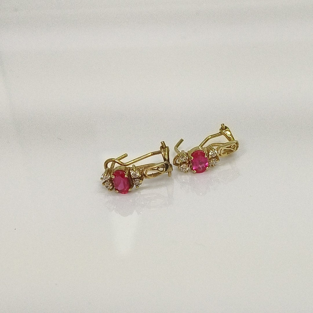 ARETES PAR ORO 10 K 2,60 GRMS (SEMINUEVO)