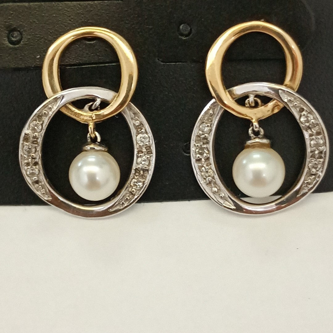 ARETES PAR ORO 14 K 2.9 GRMS (SEMINUEVO)