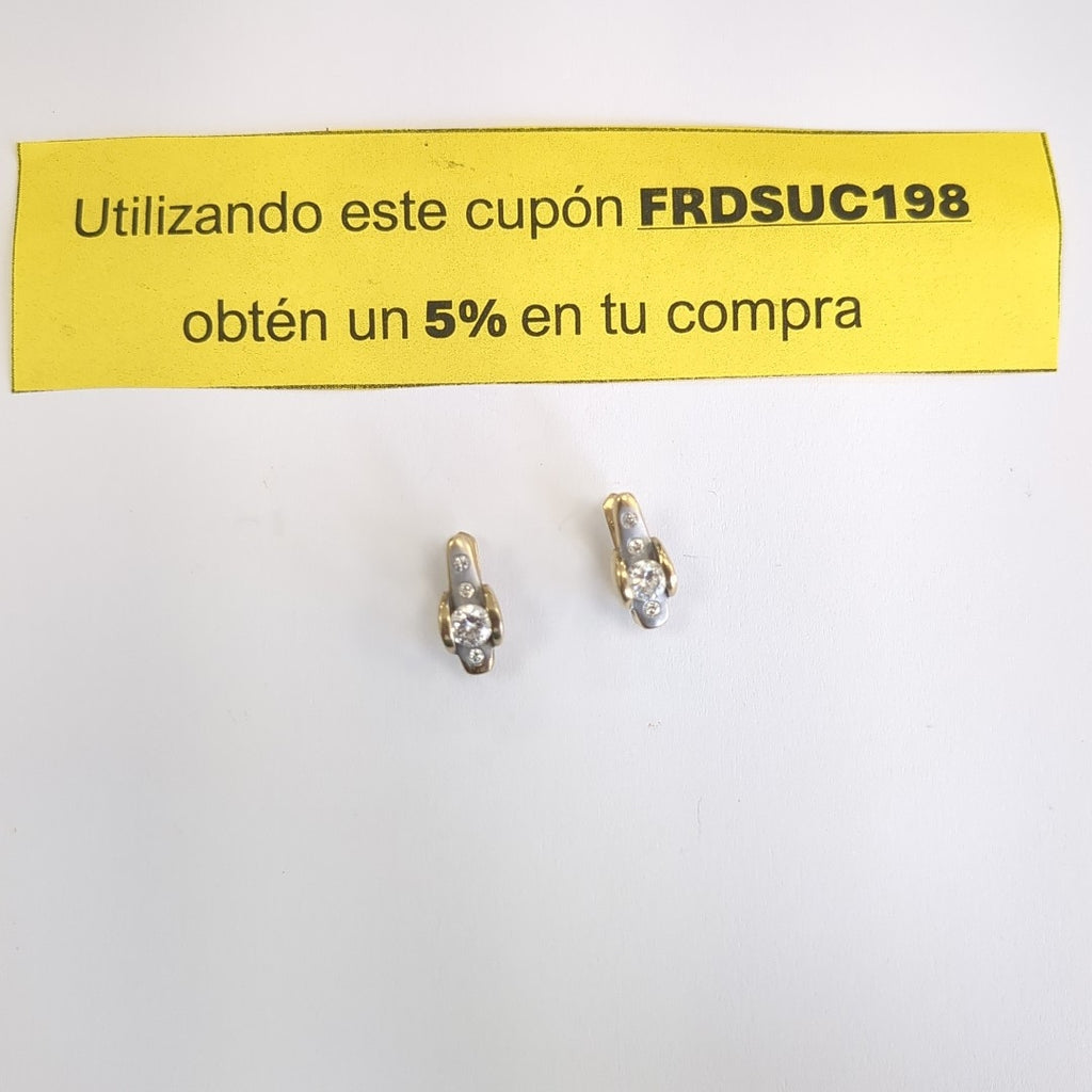 ARETES PAR ORO 10 K 4,30 GRMS (SEMINUEVO)