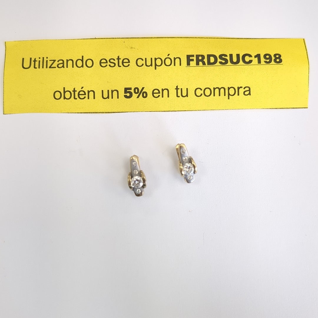 ARETES PAR ORO 10 K 4,30 GRMS (SEMINUEVO)