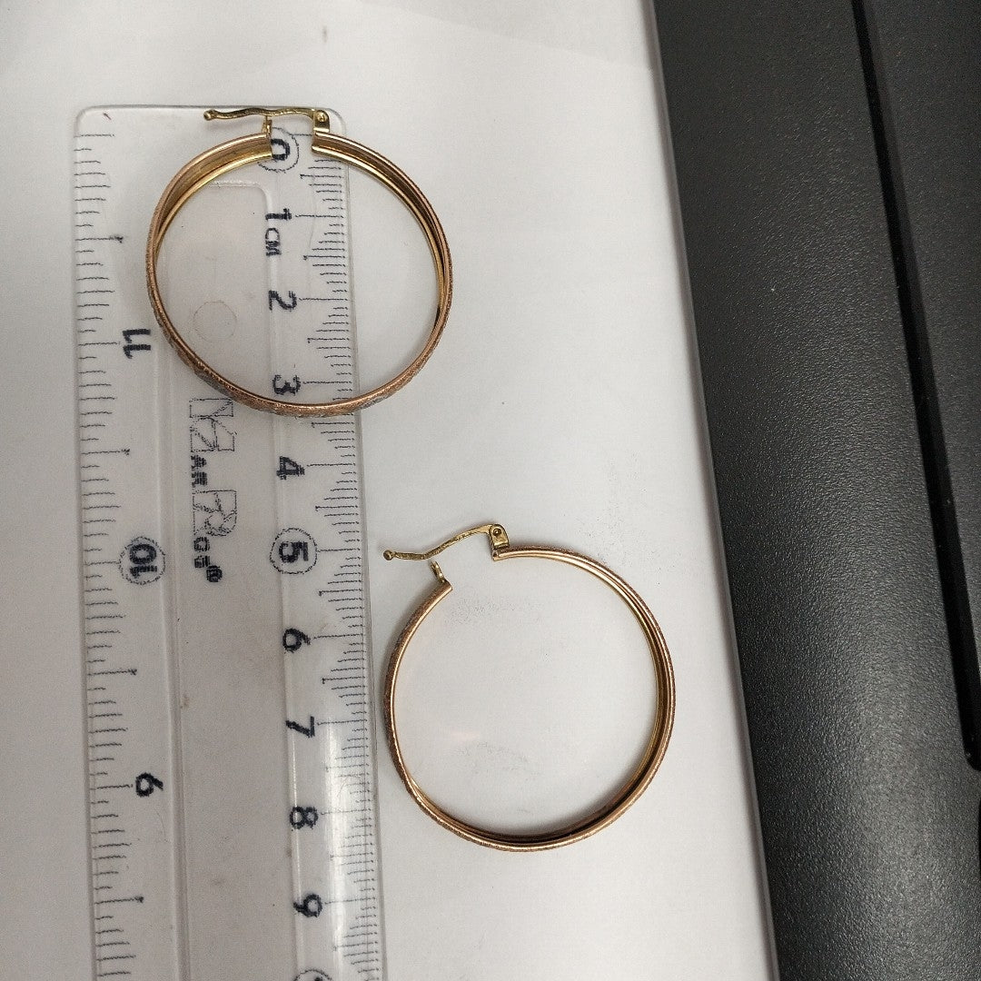 ARRACADAS PAR ORO 14 K 5,10 GRMS (SEMINUEVO)