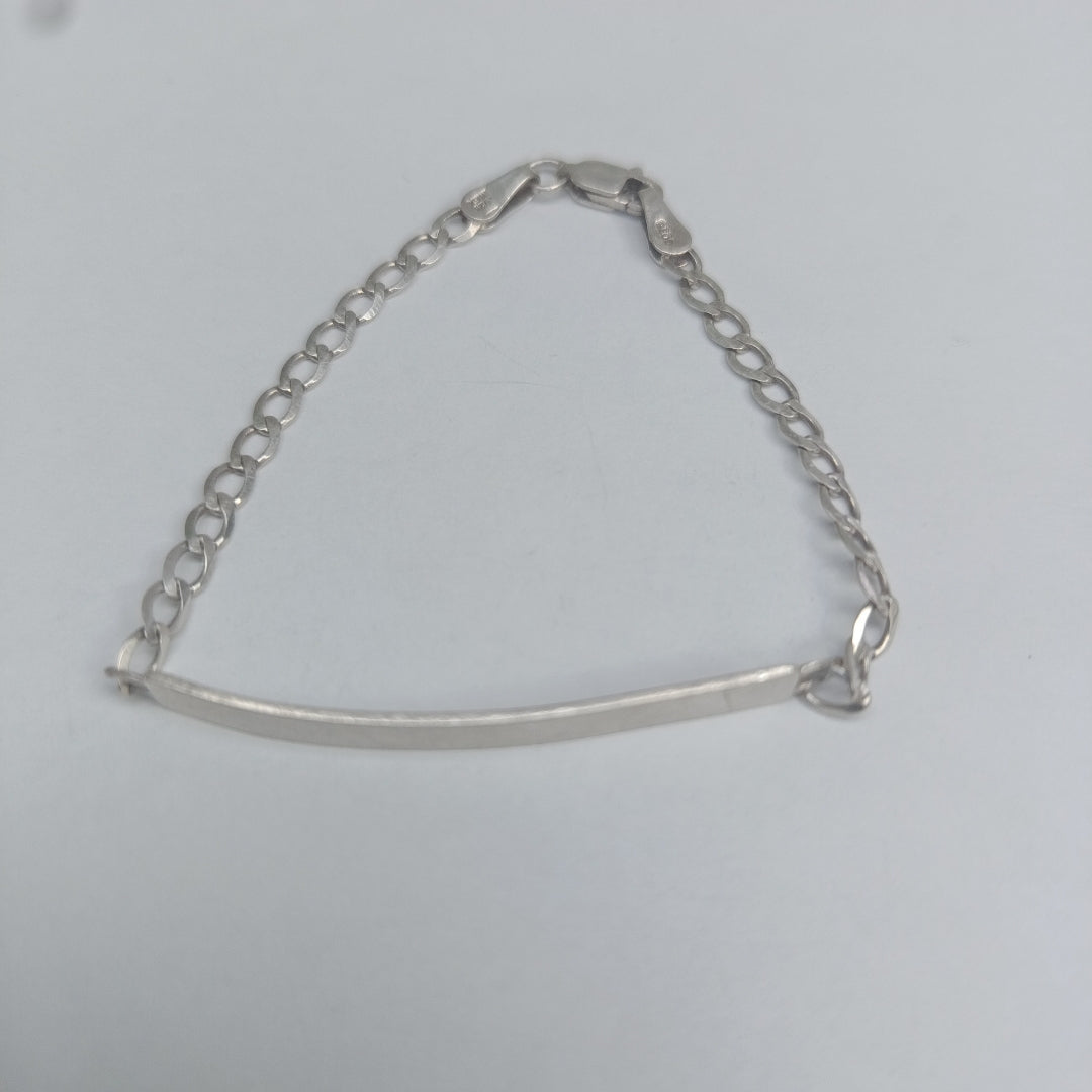 CADENA,PULSERA PLATA 11,60 GRMS (SEMINUEVO)