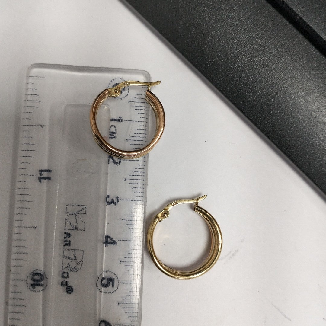 ARETES PAR ORO 14 K 2,80 GRMS (SEMINUEVO)