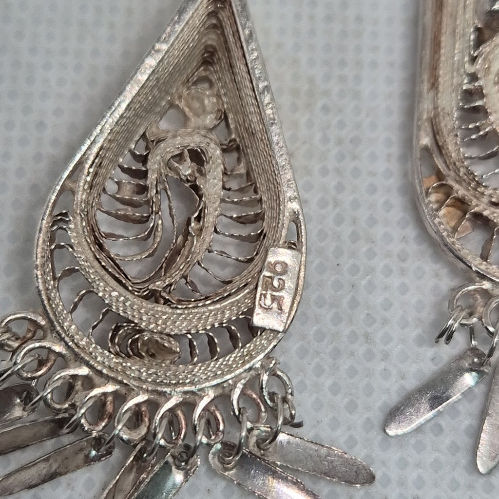 ARETES PAR PLATA 7,10 GRMS (SEMINUEVO)