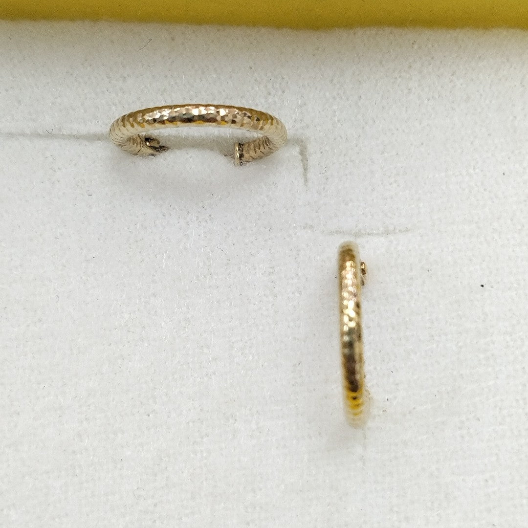ARRACADAS PAR ORO 14 K 1.1 GRMS (SEMINUEVO)