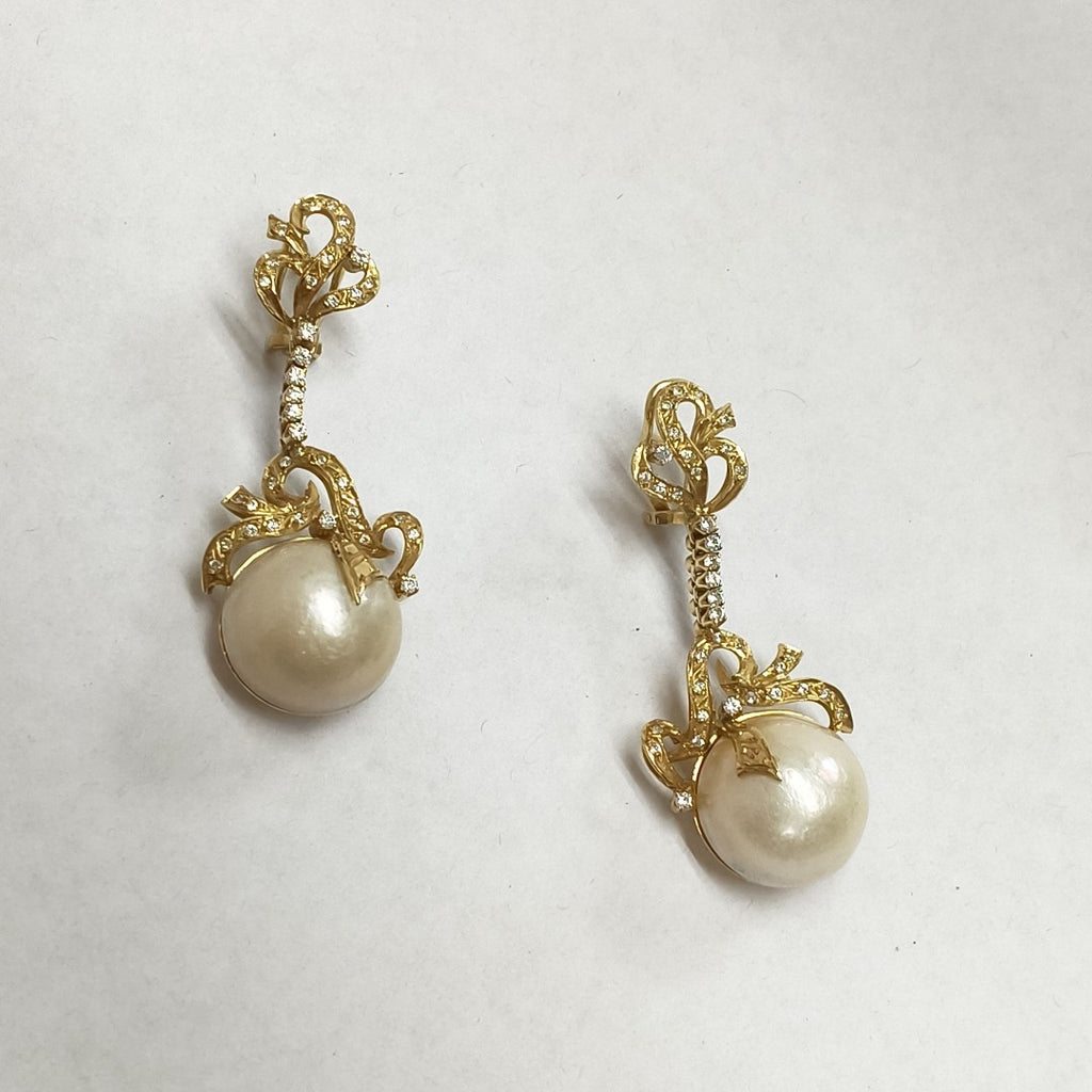 ARETES PAR ORO 14 K 18.1 GRMS (SEMINUEVO)