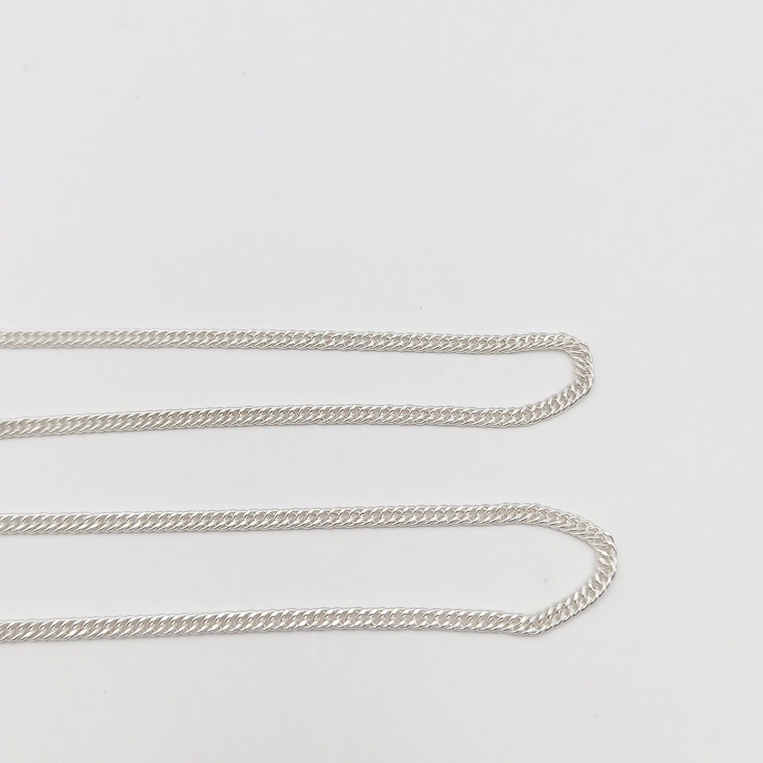 CADENA BARBADA PLATA .925 50 CM 4.12 GR (NUEVO)