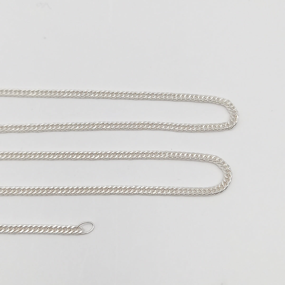 CADENA BARBADA PLATA .925 60 CM 4.82 GR (NUEVO)