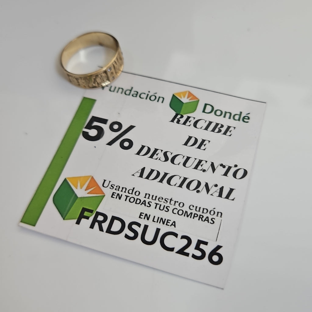 ANILLITO ORO 14 K 3,80 GRMS (SEMINUEVO)