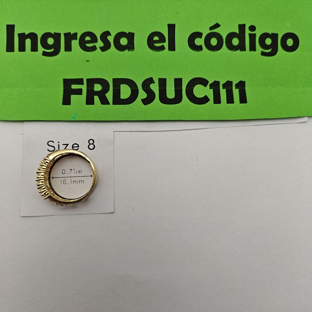 ARGOLLA DE LA SUERTE ORO COMBINADO 14 K 6,10 GRMS (SEMINUEVO)
