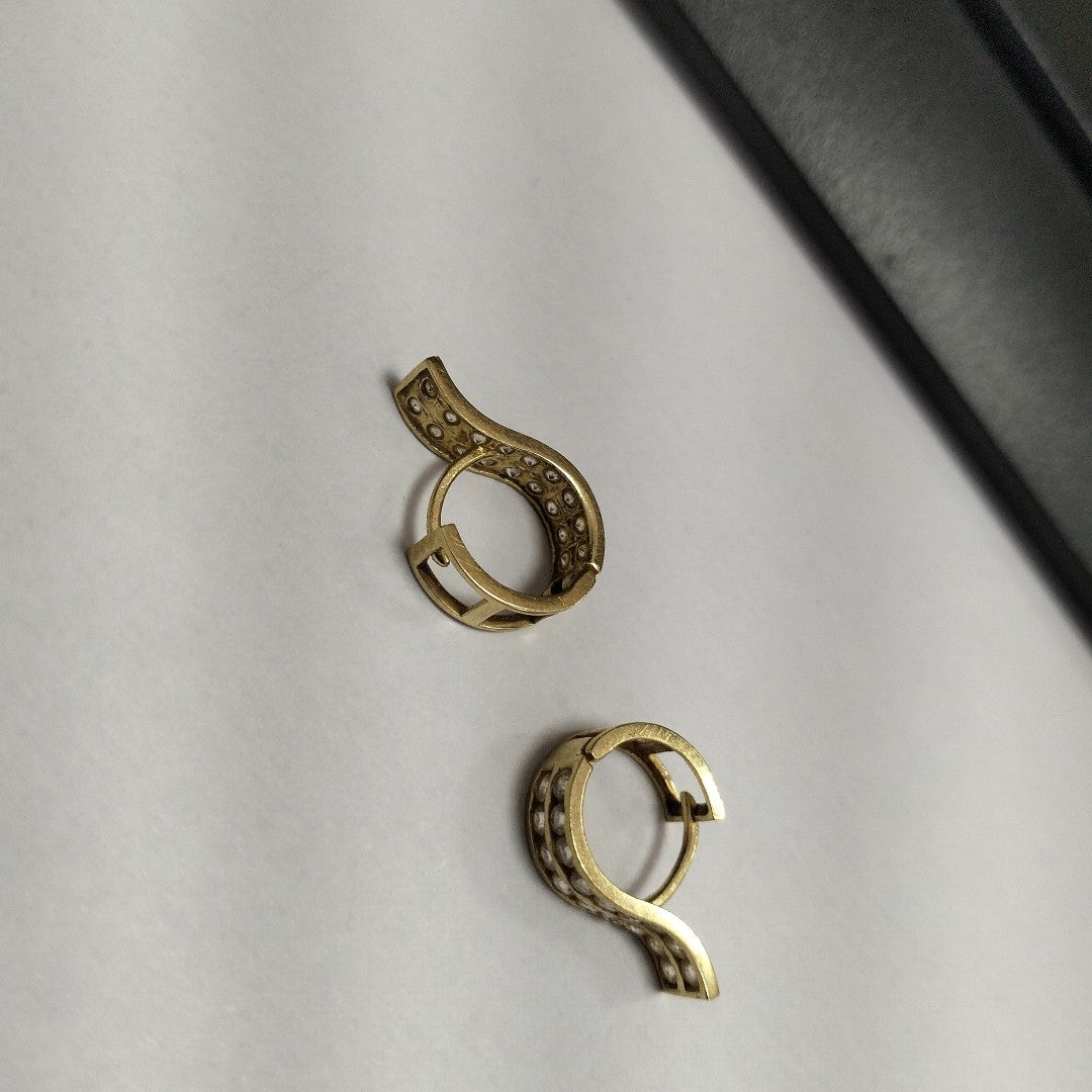 ARETES PAR ORO 14 K 2 GRMS (SEMINUEVO)