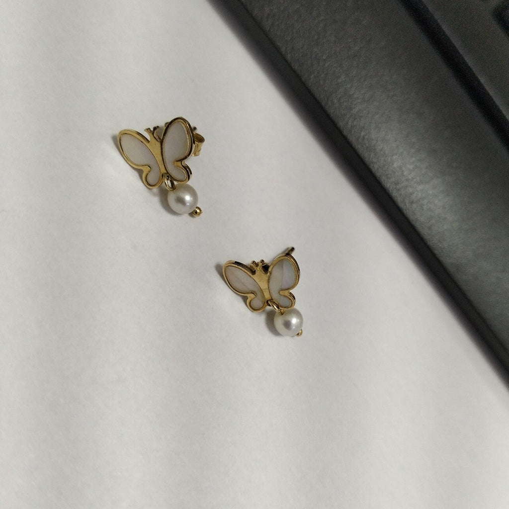 ARETES PAR ORO 14 K 1.3 GRMS (SEMINUEVO)