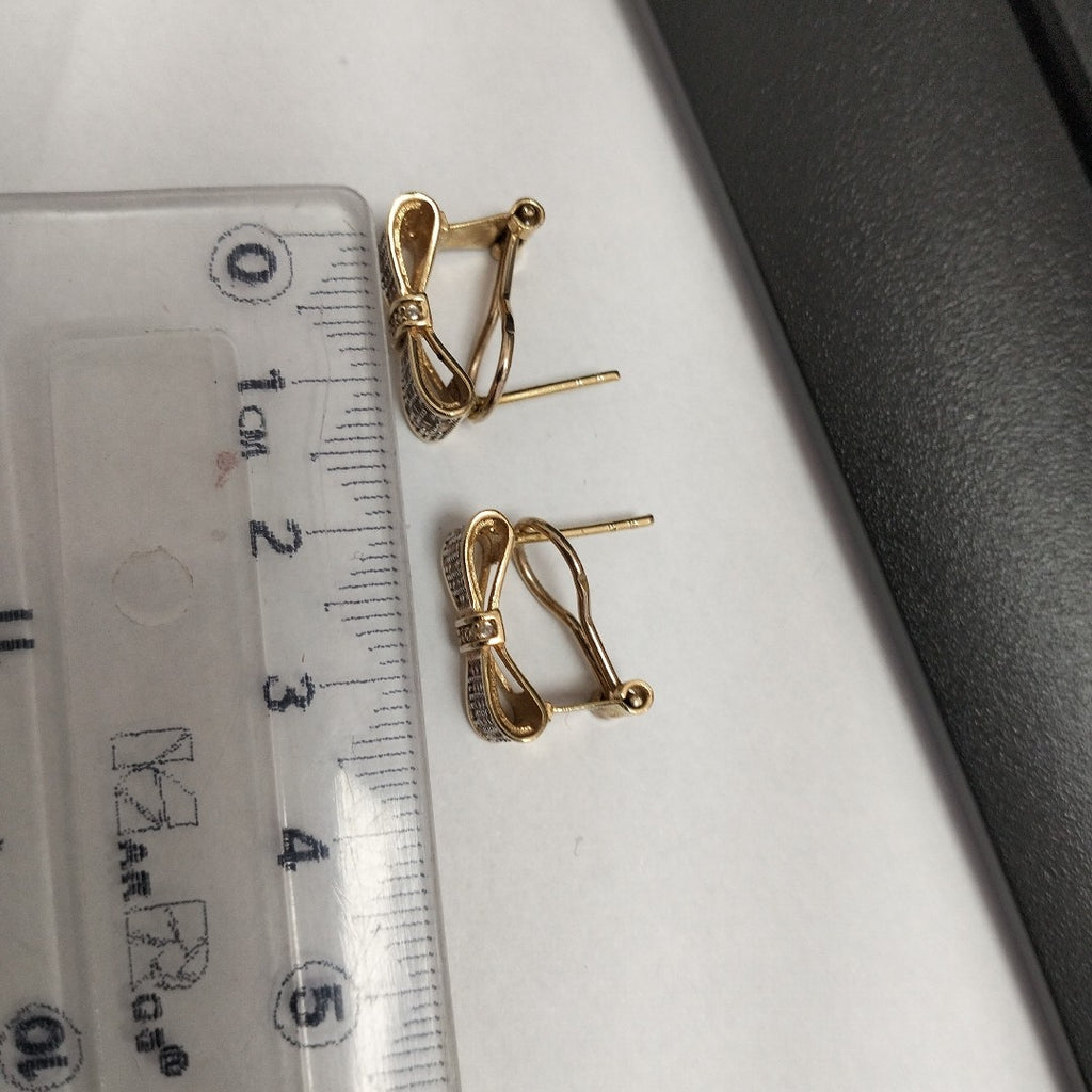 ARETES PAR ORO 14 K 2.7 GRMS (SEMINUEVO)