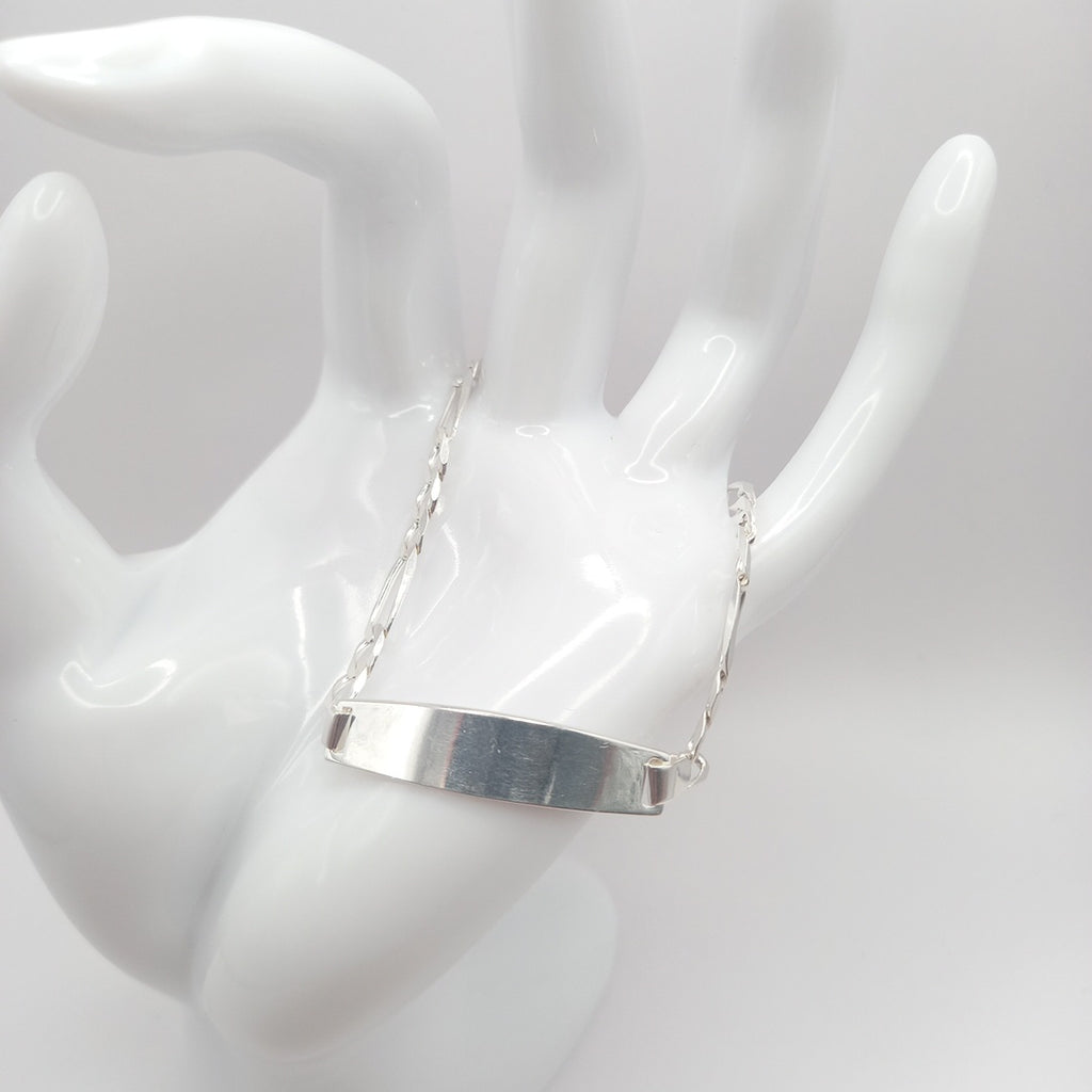 PULSERA TEJIDO ESCLAVA PLATA .925 18 CM 6.8 GR (NUEVO)