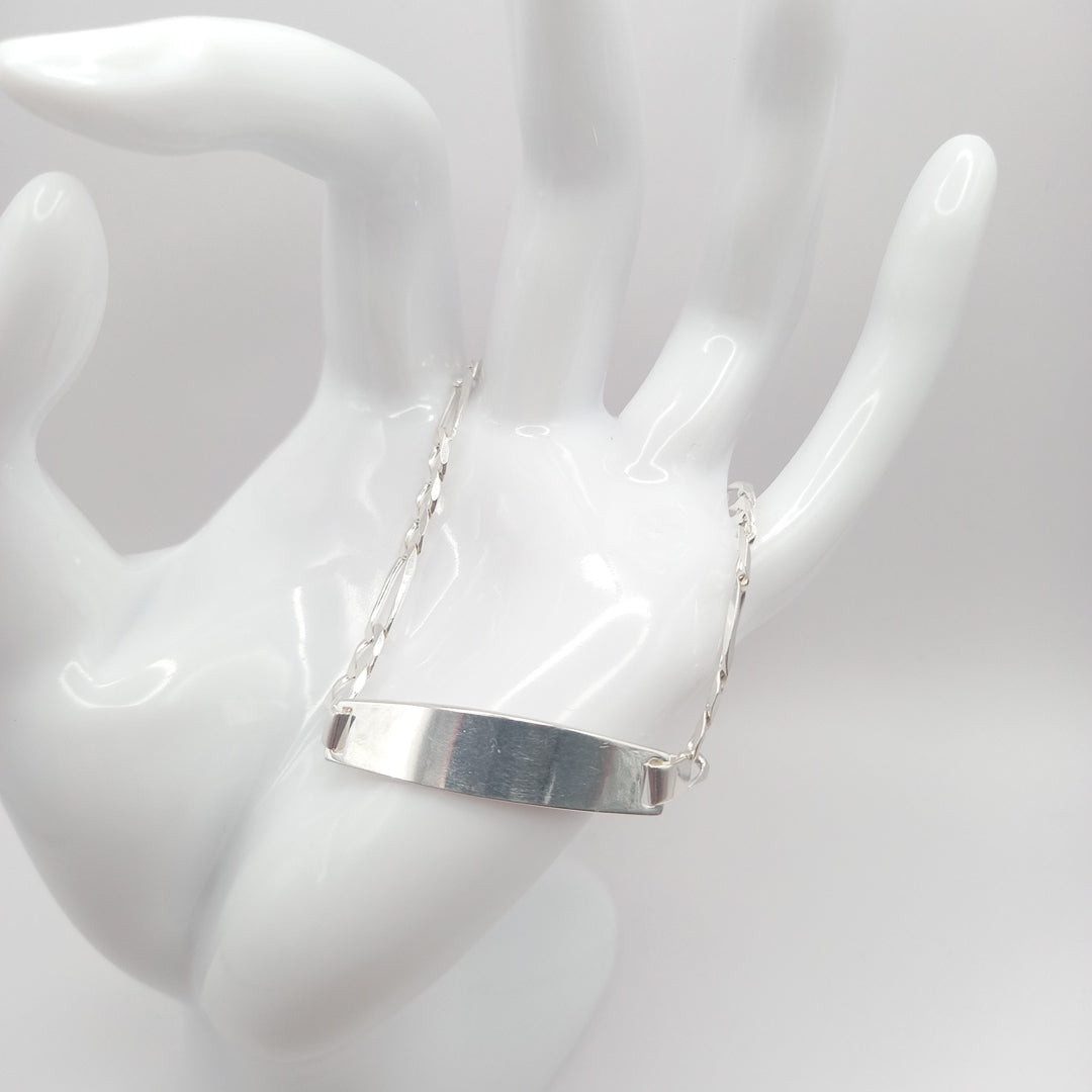 PULSERA TEJIDO ESCLAVA PLATA .925 18 CM 6.8 GR (NUEVO)