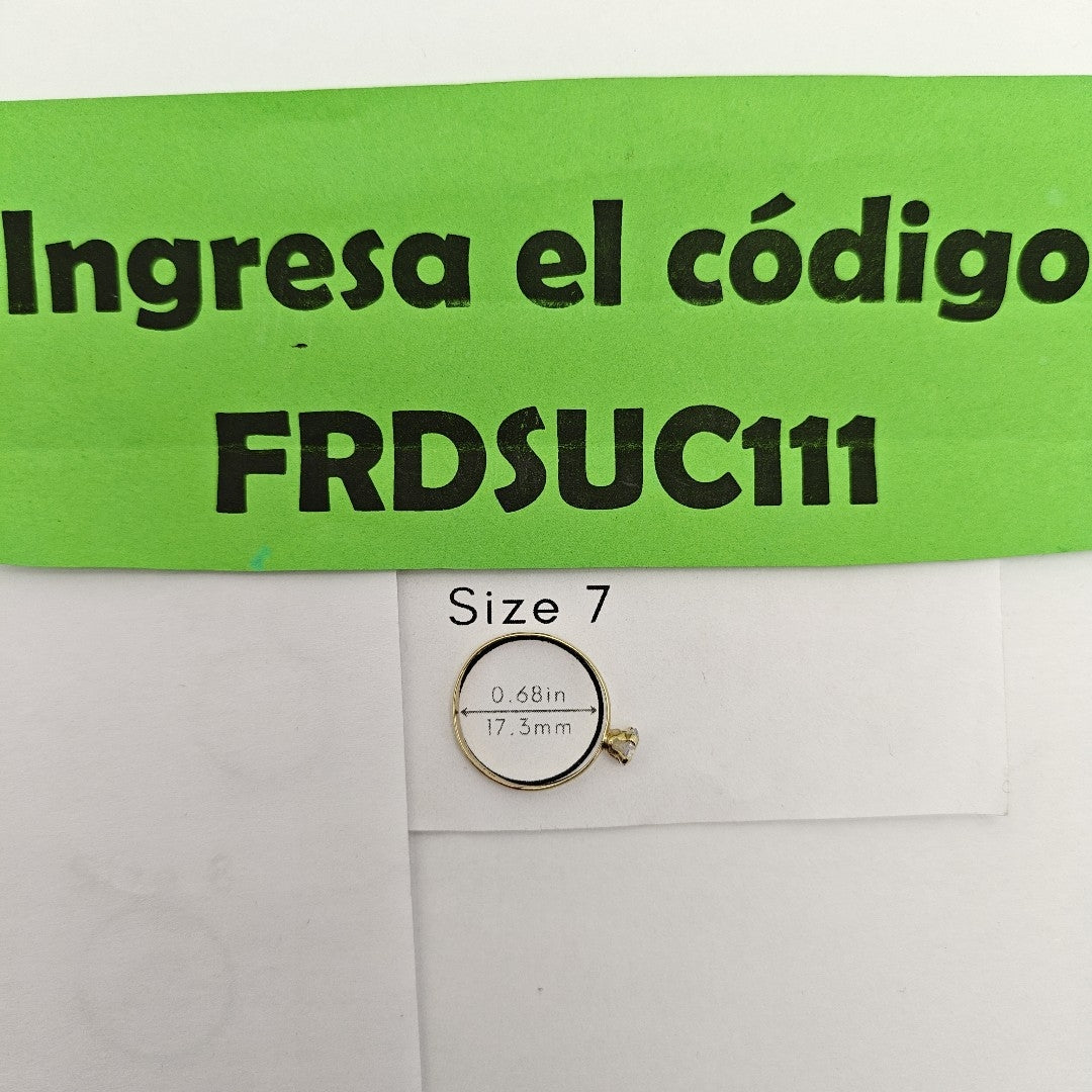 ANILLITO ORO 10 K 0.7 GRMS (SEMINUEVO)