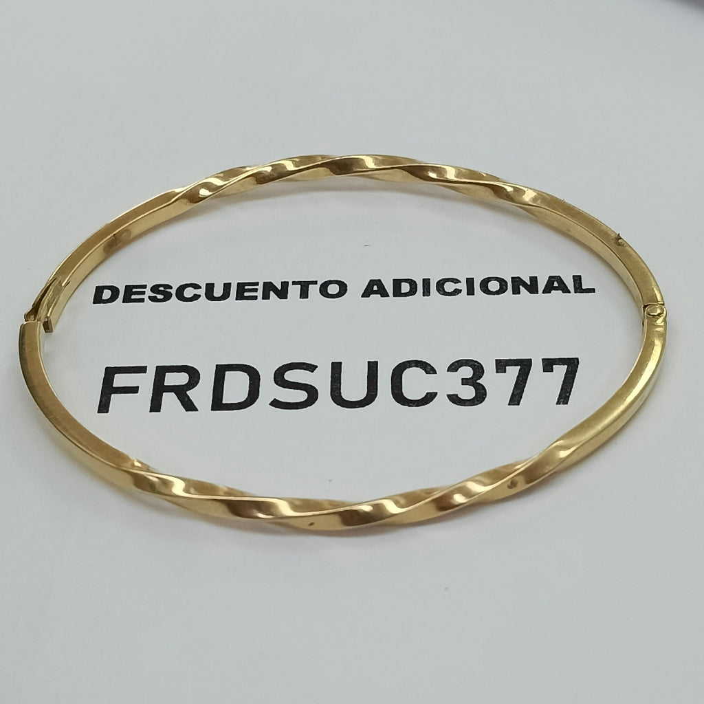PULSERA RIGIDA ORO 14 K 5 GRMS (SEMINUEVO)