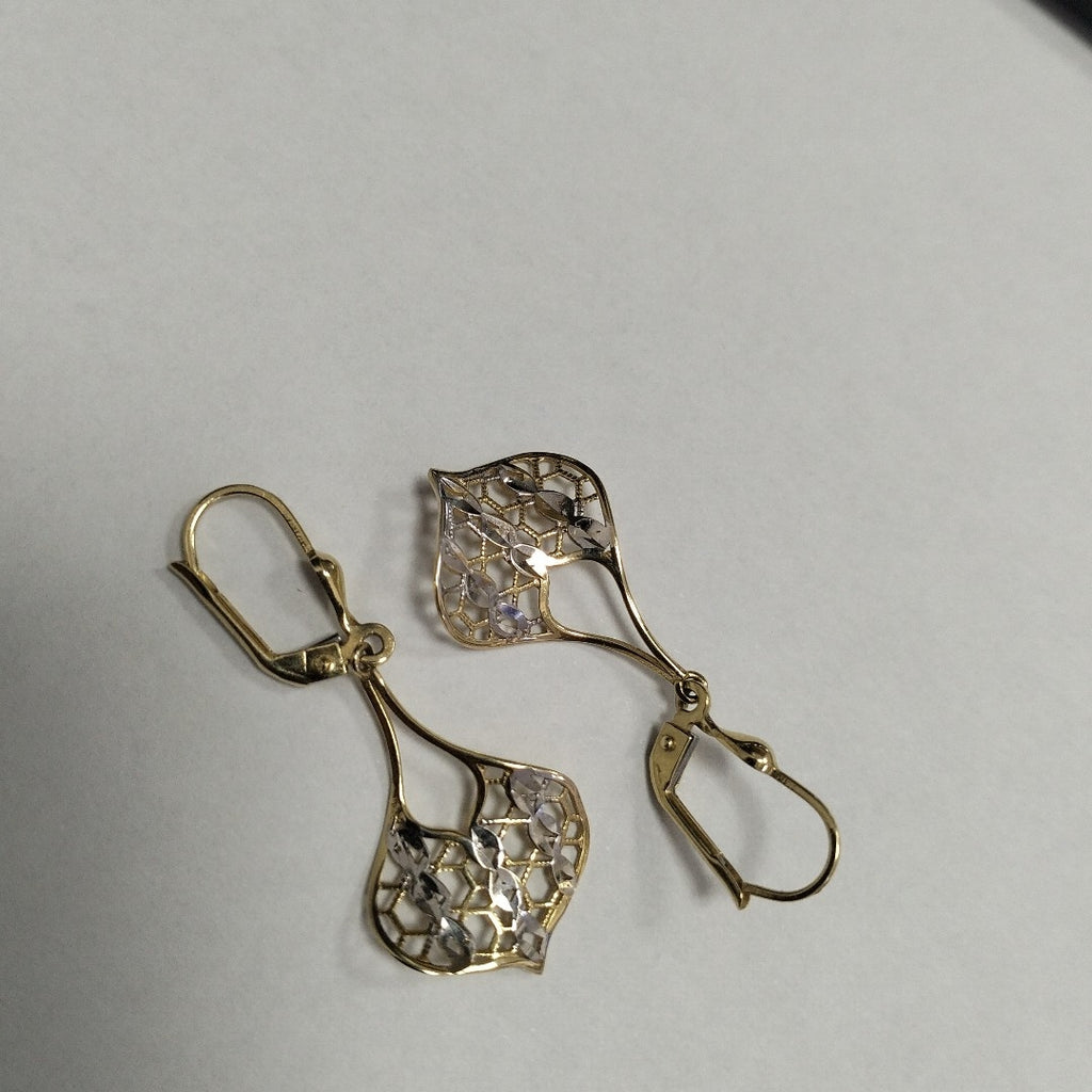 ARETES PAR ORO 14 K 2.3 GRMS (SEMINUEVO)