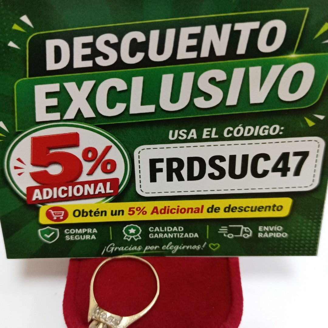 ANILLO ORO 10 K 2,10 GRMS (SEMINUEVO)