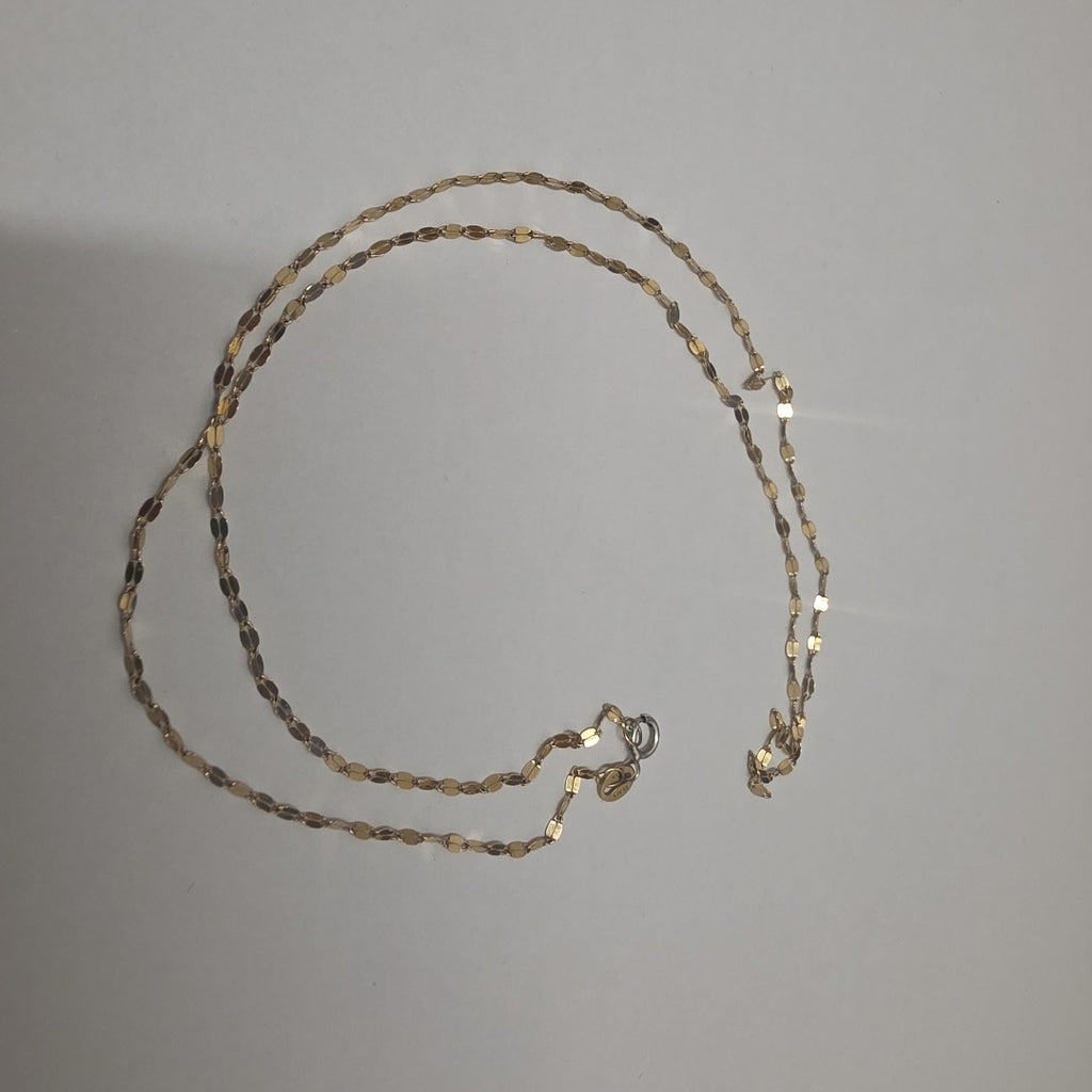 CADENA ORO, ORO COMBINADO 14 K 1 GRMS (SEMINUEVO)