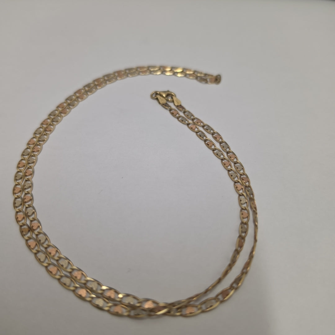 CADENA ORO COMBINADO 14 K 8.9 GRMS (SEMINUEVO)