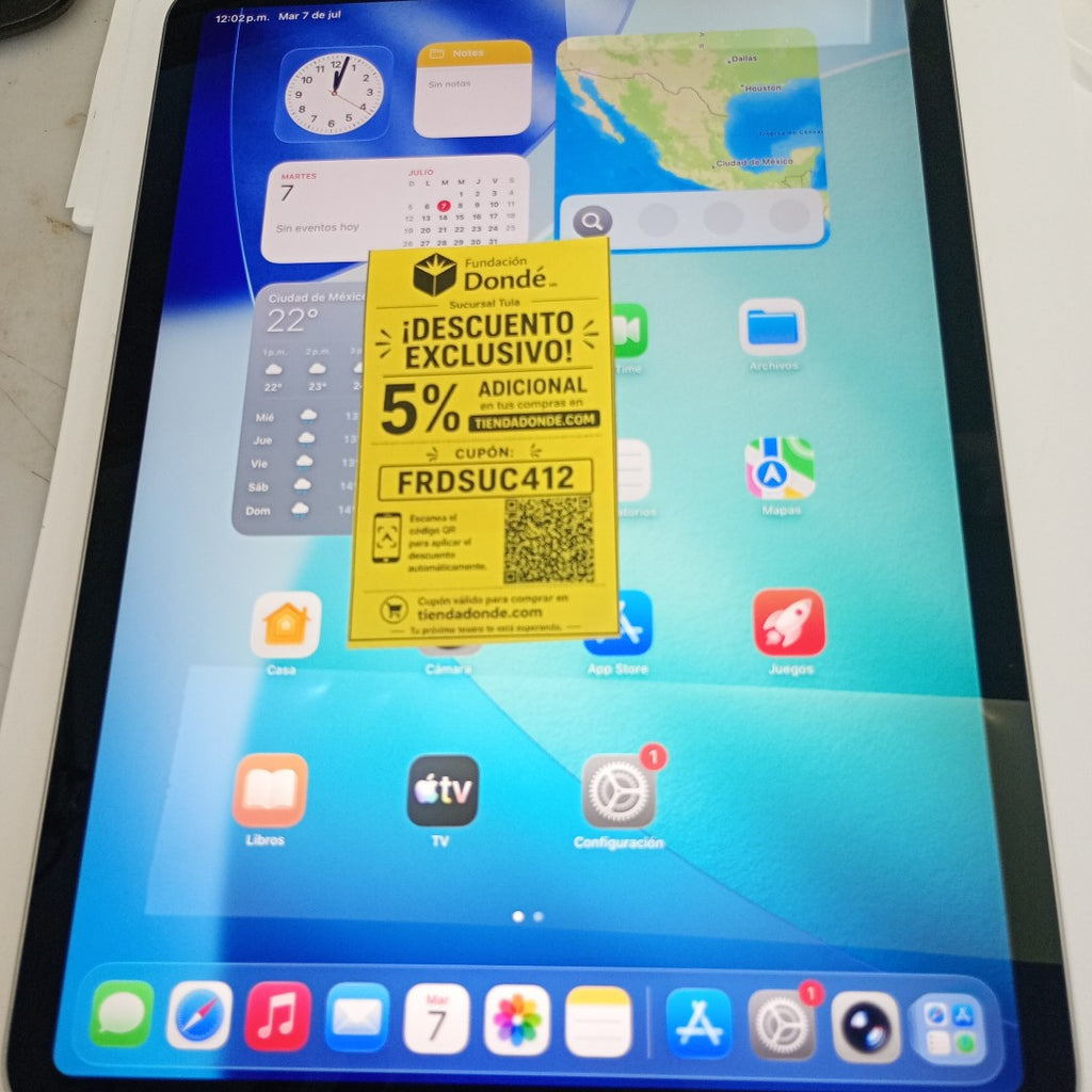 TABLETA APPLE IPAD PRO 4 11" A2759 128 GB 8 GB RAM (SEMINUEVO)