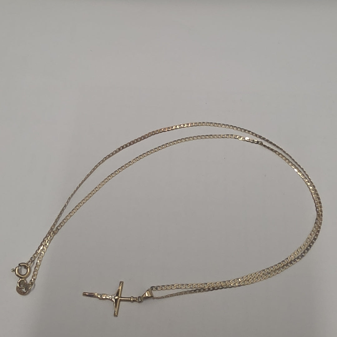 CADENA, DIJE ORO 14 K 2.1 GRMS (SEMINUEVO)