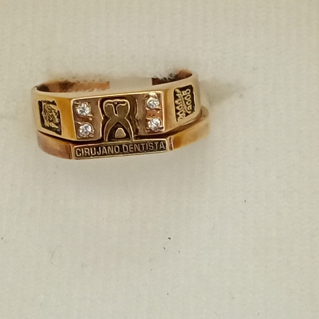 ANILLO DE GRADUACIÓN ORO 14 K 6,30 GRMS (SEMINUEVO)