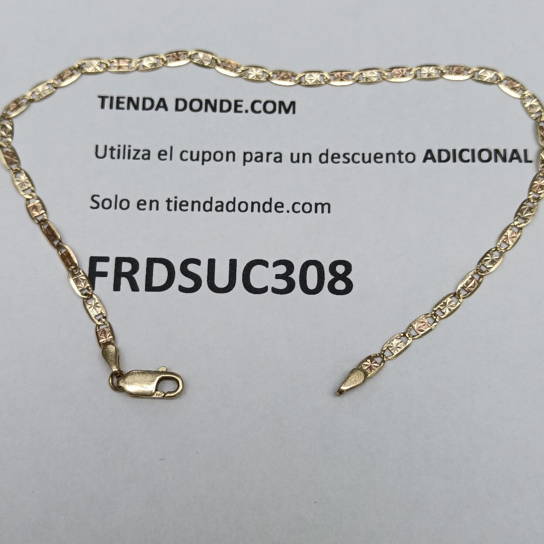 PULSERA ORO 14 K 2.4 GRMS (SEMINUEVO)