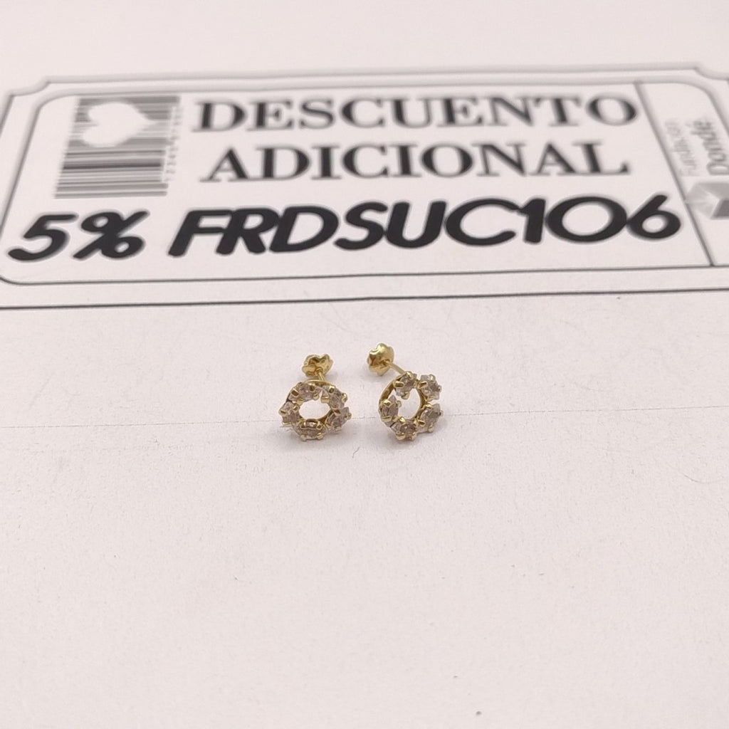 BROQUELES PAR ORO 10 K 0.9 GRMS (SEMINUEVO)